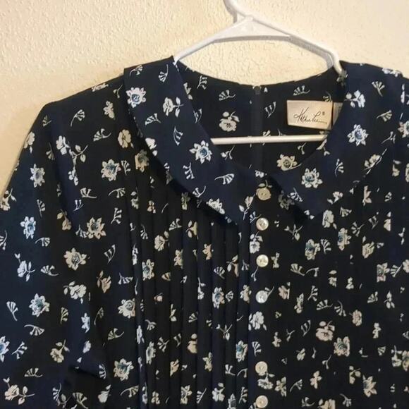 Vintage Kathie Lee floral dress size 14 - Picture 4 of 5